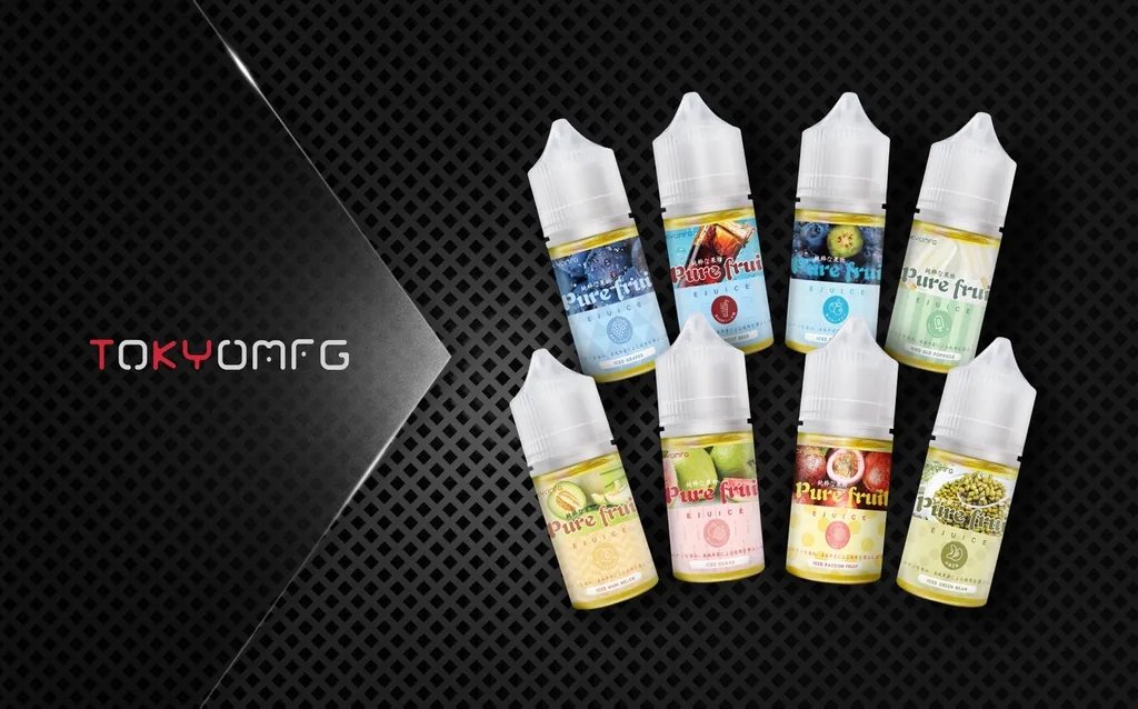 Pure Fruit 純粹果物系列 30ml 尼古丁鹽日本職人釀造 體現日系清爽透明感的頂級尼古丁鹽 完美還原多層次爆汁果實風味 全台現貨秒發：圖片 3
